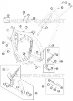 CADRE pour Husqvarna TE 250 2012