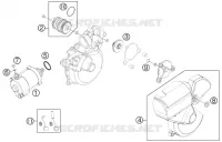 DEMARREUR ELECTRIQUE pour Husqvarna TE 250 2012