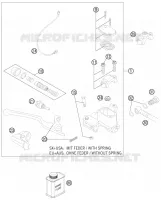 MAITRE CYLINDRE DE FREIN AVANT pour Husqvarna TE 250 2012