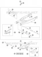 BRAS OSCILLANT  pour Husqvarna TE 250 2011