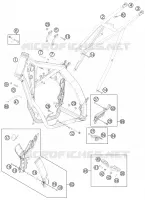 CADRE pour Husqvarna TE 250 2011