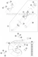 ECHAPPEMENT pour Husqvarna TE 250 2011