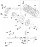 EMBRAYAGE pour Husqvarna TE 250 2011