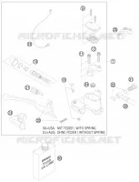 MAITRE CYLINDRE DE FREIN AVANT pour Husqvarna TE 250 2011
