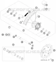 ROUE AVANT pour Husqvarna TE 250 2011