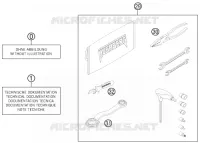 TROUSSE A OUTILS / MANUELS / OPTIONS pour Husqvarna TE 250 2011