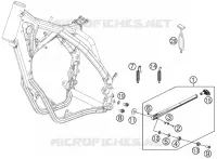 BEQUILLE LATERALE / CENTRALE pour Husqvarna TE 125 2013