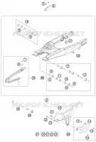 BRAS OSCILLANT  pour Husqvarna TE 125 2013