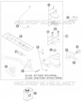 MAITRE CYLINDRE DE FREIN AVANT pour Husqvarna TE 125 2013