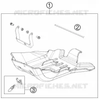 PROTECTION MOTEUR pour Husqvarna TE 125 2013