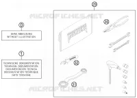 TROUSSE A OUTILS / MANUELS / OPTIONS pour Husqvarna TE 125 2013