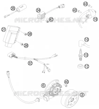 ALLUMAGE Husqvarna Husaberg 125 2013 TE 125  TE 125