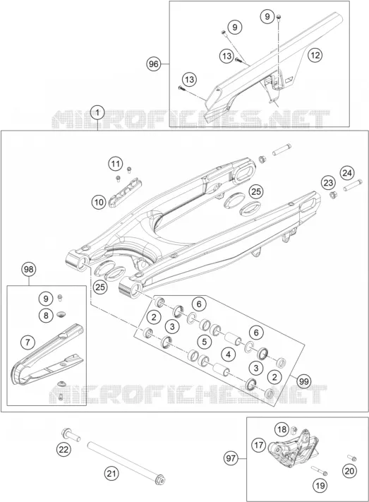 BRAS OSCILLANT  Husqvarna Husqvarna 701 2020 701 ENDURO  701 ENDURO LR