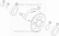 ARBRE D'EQUILIBRAGE pour Husqvarna SVARTPILEN 701 2019