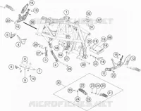 CADRE pour Husqvarna SVARTPILEN 701 2019