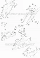 COUVERCLE pour Husqvarna SVARTPILEN 701 2019