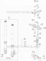 FOURCHE / T DE FOURCHE pour Husqvarna SVARTPILEN 701 2019