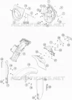 PLASTIQUES pour Husqvarna SVARTPILEN 701 2019