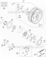 ROUE ARRIERE pour Husqvarna SVARTPILEN 701 2019