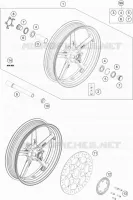 ROUE AVANT pour Husqvarna SVARTPILEN 701 2019