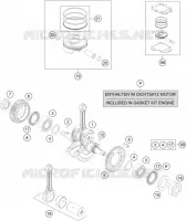 VILEBREQUIN / PISTON pour Husqvarna SVARTPILEN 701 2019