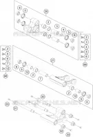 BIELLETTE D'AMORTISSEUR PRO LEVER pour Husqvarna VITPILEN 701 2020