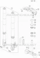 FOURCHE / T DE FOURCHE pour Husqvarna VITPILEN 701 2020