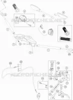 GUIDON / COMMANDES pour Husqvarna VITPILEN 701 2020