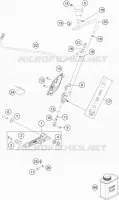 MAITRE CYLINDRE DE FREIN ARRIERE pour Husqvarna VITPILEN 701 2020