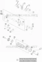 MECANISME DE SELECTION DE VITESSES pour Husqvarna VITPILEN 701 2020