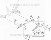PEDALE DE SELECTEUR DE VITESSES pour Husqvarna VITPILEN 701 2020