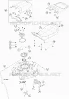 RESERVOIR / SELLE pour Husqvarna VITPILEN 701 2020