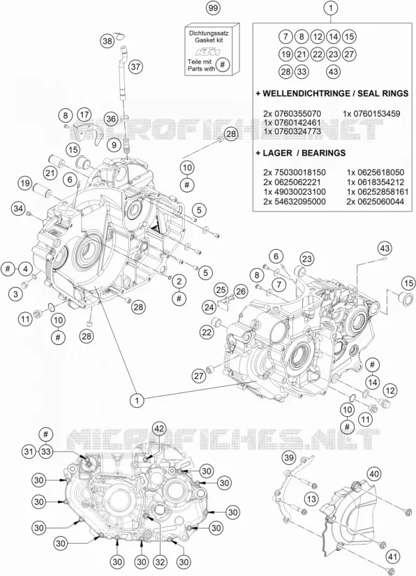 CARTER MOTEUR Husqvarna Husqvarna 701 2020 VITPILEN 701  VITPILEN 701