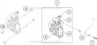 ETRIER DE FREIN AVANT pour Husqvarna VITPILEN 401 2020