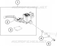 MAITRE CYLINDRE DE FREIN AVANT pour Husqvarna VITPILEN 401 2020