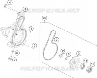 POMPE A EAU pour Husqvarna VITPILEN 401 2020