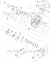 ROUE ARRIERE pour Husqvarna VITPILEN 401 2020