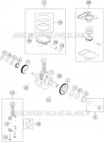 VILEBREQUIN / PISTON pour Husqvarna VITPILEN 401 2020