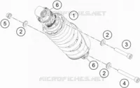 AMORTISSEUR pour Husqvarna VITPILEN 401 2020