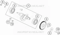 ARBRE D'EQUILIBRAGE pour Husqvarna VITPILEN 401 2020