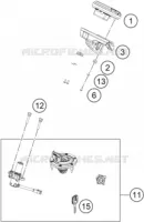CONTACTEUR A CLE pour Husqvarna VITPILEN 401 2020