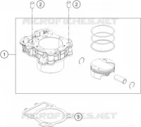 CYLINDRE pour Husqvarna VITPILEN 401 2020