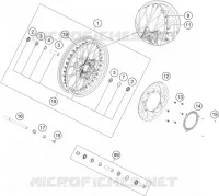 ROUE AVANT pour Husqvarna VITPILEN 401 2020
