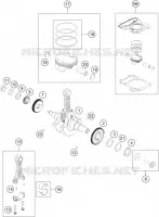 VILEBREQUIN / PISTON pour Husqvarna VITPILEN 401 2020