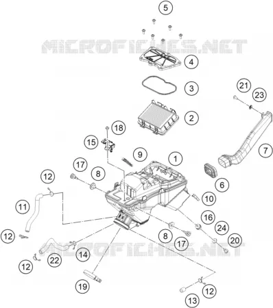 FILTRE A AIR Husqvarna Husqvarna 401 2020 VITPILEN 401  VITPILEN 401