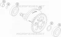 ARBRE D'EQUILIBRAGE pour Husqvarna 701 SUPERMOTO 2020