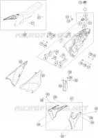 RESERVOIR / SELLE pour Husqvarna 701 SUPERMOTO 2020