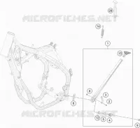 BEQUILLE LATERALE / CENTRALE pour Husqvarna FX 450 2019