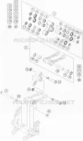 BIELLETTE D'AMORTISSEUR PRO LEVER pour Husqvarna FX 450 2019