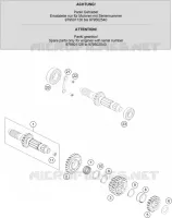 BOITE DE VITESSES   ARBRE PRIMAIRE pour Husqvarna FX 450 2019